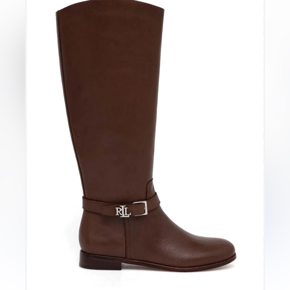Ralph Lauren Brooke II Chocolate Riding Boots Women’s Size 9
